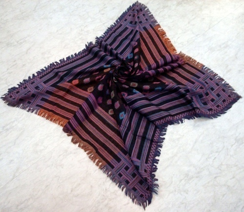Silk jacquard scarves