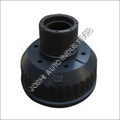 Rear Hub Drum (608 Jhari Type) - Aluminum Die Casting, Black, 8 Holes | High Tensile, Durable, Corrosion Resistant, Reliable Performance