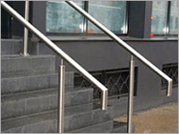 S.S Railing For Building Entrance