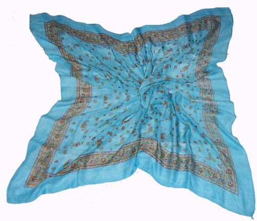 Cotton Printed Square wool Shawl