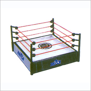 Wrestling Stunt Spring Ring - Plastic & Metal Small Scale Black Coil Spring | Impact Absorption Durable Design Portable