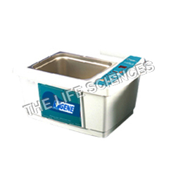 Ultrasonic Cleaner - Stainless Steel, 20x15x10cm, White | Digital Display, Built-in Timer, Easy Operation, 40kHz Frequency, Drain Valve