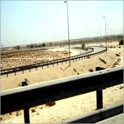 W-Beam Metal Crash Barriers