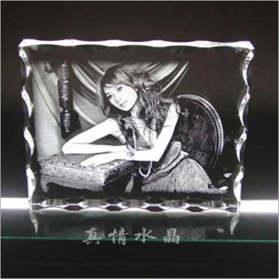 3D Crystal Photo Frame Engraving 3D Crystal Photo Frame Engraving
