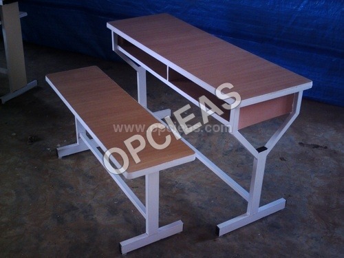 School Desk with Bench
