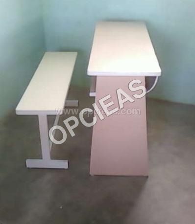 School Desk with Bench