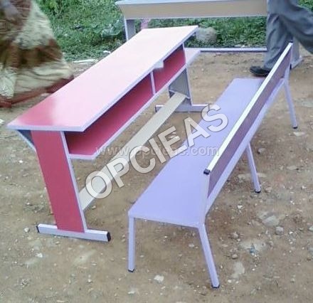 School Desk with Bench