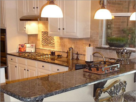 ग्रेनाइट मॉड्यूलर किचन टॉप