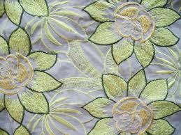Embroidered Sheer Fabric