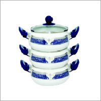 Orbit With Glass Lid - Aluminum, 2.00 Ltr, White | Durable, Easy Clean, Glass Lid, Side Handles, Stylish