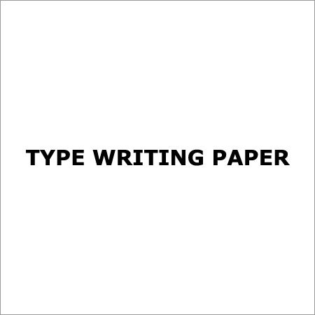 Type Writing Papers