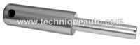 Reverse Idler Shaft - Steel Material, Polished Silver Finish | Hard & Grind Design For Enhanced Tractor Performance
