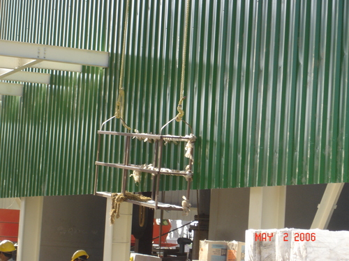 Roof gutter fixing with all sizes Roof