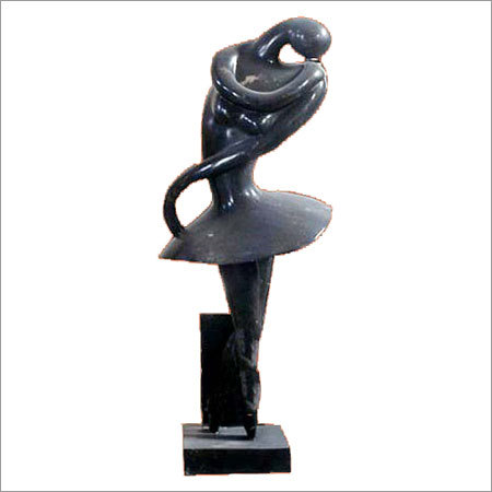black marble modern figure