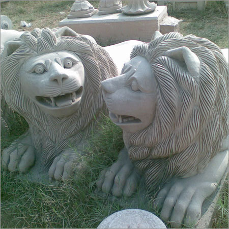 Sand Stone Lions