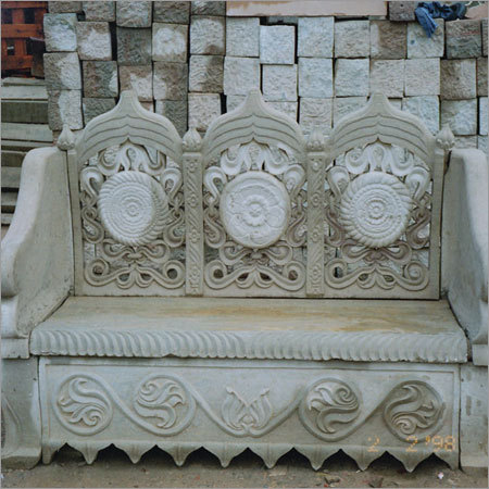 Three Seater Marble Bench