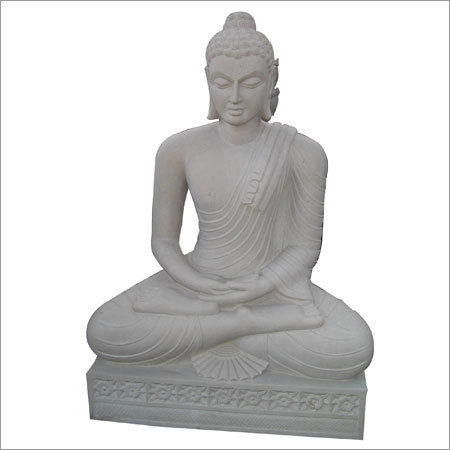 Marble Sitting Buddha Statue