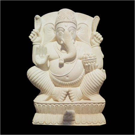 White Ganesha Statue