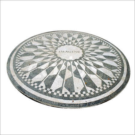 Round Marble Inlay Work