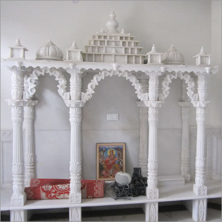 Decorated Marble Mandir