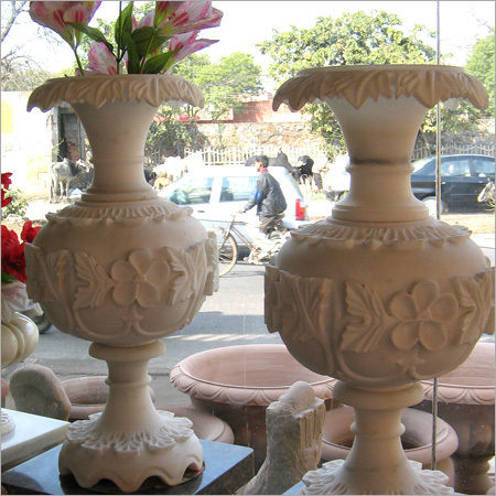 Meenakari Marble Pot