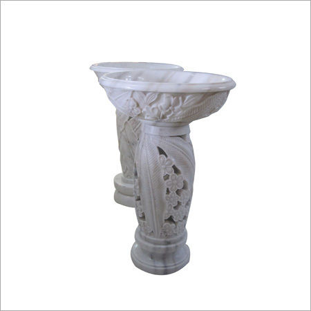 White Marble Pot