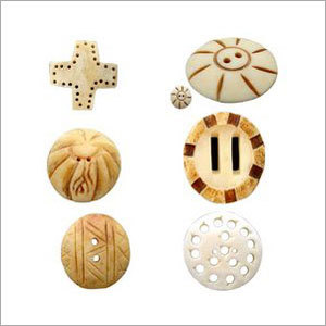 Horn Buttons - Bone/Horn Material, 10-25mm Diameter, Off-White | Durable Design, Aesthetic Appeal, Versatile Styles, Easy Installation