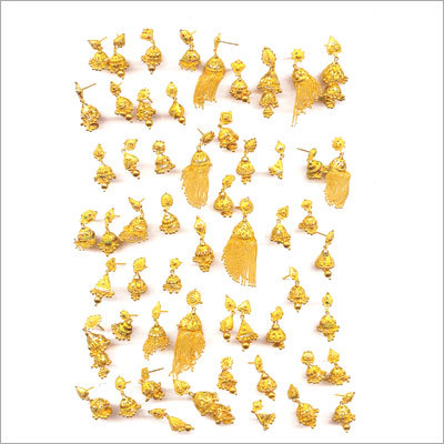 Gold Ear Ring Sets
