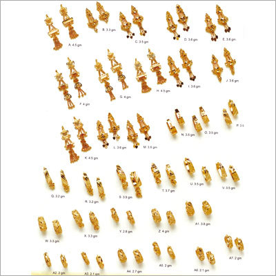 Designer Gold Ear Ring
