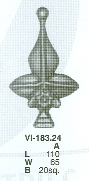 Rail Heads (Drop Forged) - Metal, 110mm x 65mm, 20 Sq Mm Base, Durable Design, Precise Forging