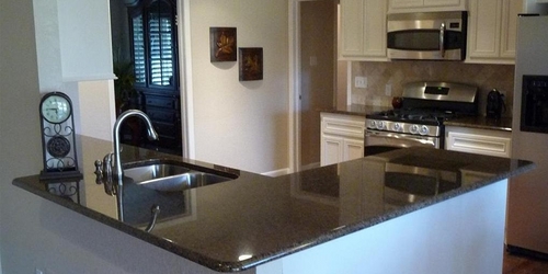 Black Granite Kitchen Counter Top