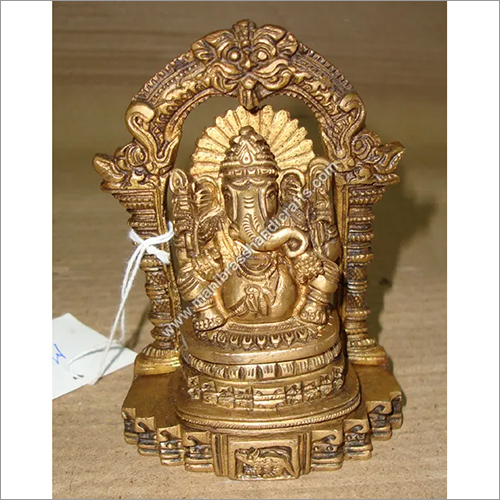 Antique Brass Ganesh Statue