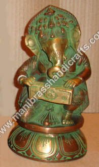 Ganesh Sitting Playing Harmonium