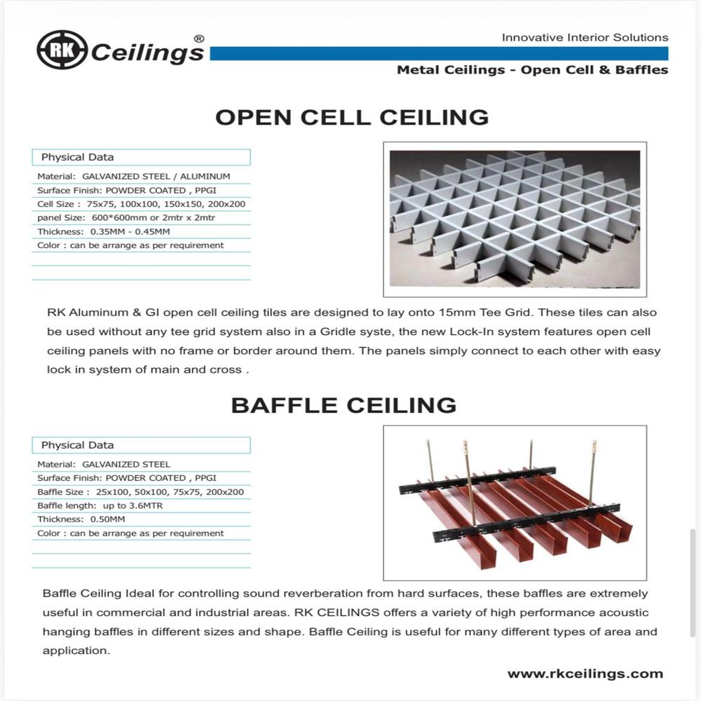 Open Cell Ceiling