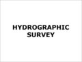 Hydrographic Survey