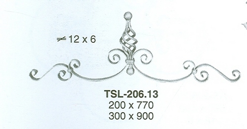 पत्तियों के साथ टॉप स्क्रॉल