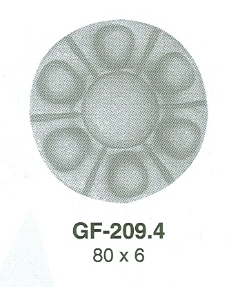 Gate Fittings - Metal, 80 mm Diameter, 6 mm Thickness | Durable, Corrosion Resistant, Powder Coated Finish, Weatherproof Design