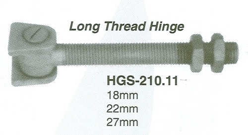 LONG THREAD HINGE