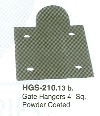 GATE HANGERS 4' SQ. POWER COATED
