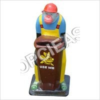 Painted Decorative Dustbins