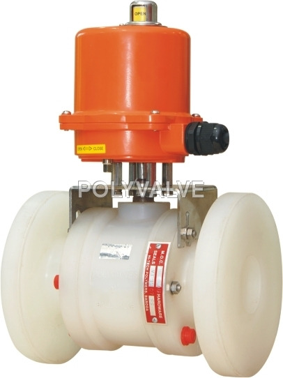 Pvdf electric Actuated Ball Valve