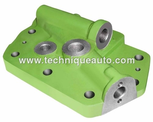 Green Control Valve Head Plate With Speed Control Piston