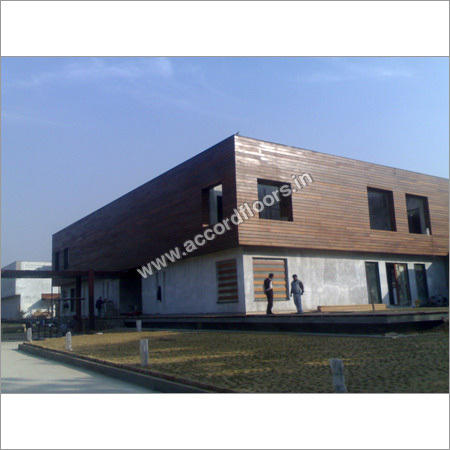 Brushed Exterior Wood Wall Cladding