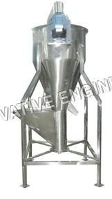 Vertical Mill Mixture - Stainless Steel, 900mm Diameter, 1500mm Height | Batch System, Metal Detection, Moisture Control, Screw Conveyor