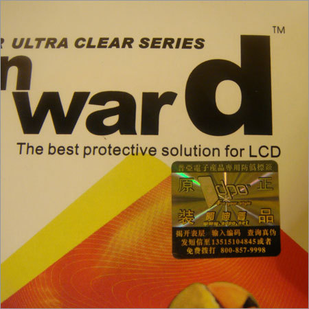 Paper Label with Hologram