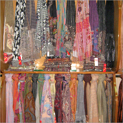 Embroidered Silk Stole