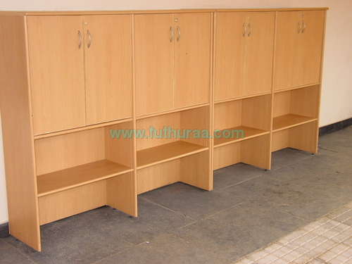 Wooden Storage with Open Shelves