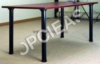 Table For Versatile Uses - Steel & Polypropylene, 73 Cm Height, White Top With Black Frame | Foldable, Portable, Preassembled, Lightweight