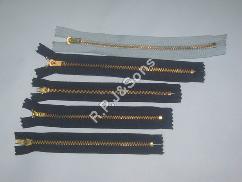 Brass Zippers