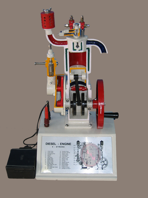 MODEL OF DIESEL ENGINE (4 STROKE)